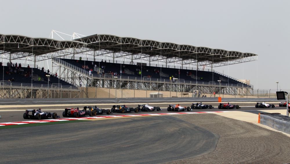 Inicio de la carrera en Bahréin