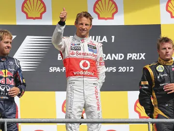 El podio de Spa El podio de Spa