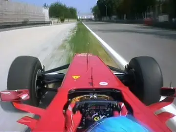 Alonso en la carrera de Monza en 2012 Alonso en la carrera de Monza en 2012