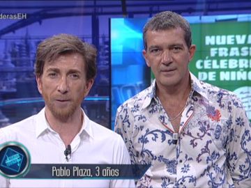 Pablo Motos y Antonio Banderas en El Hormiguero 3.0