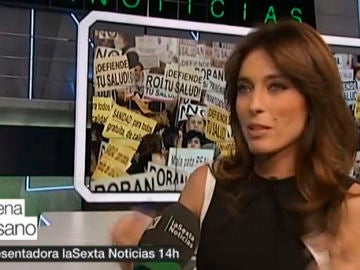 Helena Resano en el nuevo plató de laSexta Noticias