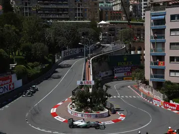 La carrera del GP de Mónaco La carrera del GP de Mónaco