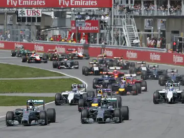 La salida del GP de Canadá La salida del GP de Canadá
