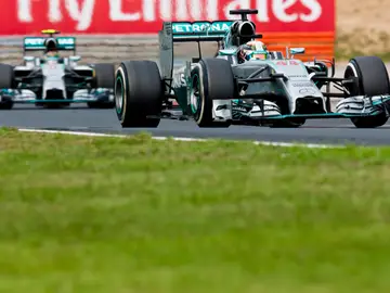 Lewis Hamilton y Nico Rosberg Lewis Hamilton y Nico Rosberg
