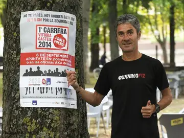 Entrena con Martín Fiz para la I carrera Ponle Freno en Vitoria Entrena con Martín Fiz para la I carrera Ponle Freno en Vitoria