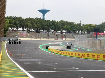 La recta de Interlagos La recta de Interlagos