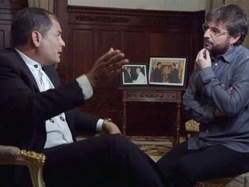 Rafael Correa charla con Jordi Évole en Salvados