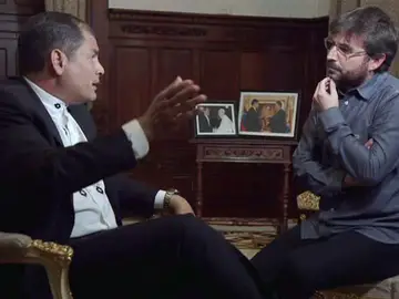 Rafael Correa charla con Jordi Évole en Salvados Rafael Correa charla con Jordi Évole en Salvados