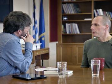 Yanis Varoufakis habla para Salvados