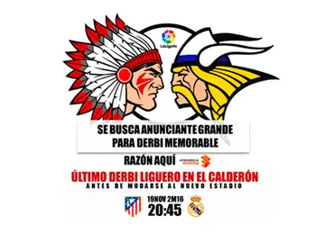 Último derbi liguero en el Calderón Último derbi liguero en el Calderón