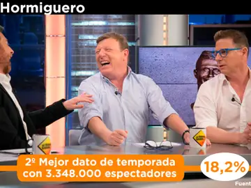 'El Hormiguero' fue la emisión más vista del jueves 'El Hormiguero' fue la emisión más vista del jueves