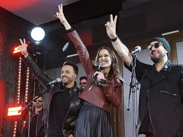 La Voz - Luis Fonsi y Antonio Orozco sorprenden a Madrid La Voz - Luis Fonsi y Antonio Orozco sorprenden a Madrid