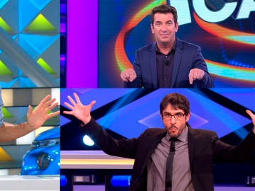 Antena 3 hace pleno con sus concursos, todos líderes de la TV: ‘¡Boom!, ‘La ruleta’ y ‘¡Ahora Caigo!’, en su mejor registro en 3 años 