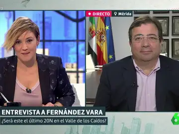 Guillermo Fernández Vara en Liarla Pardo Guillermo Fernández Vara en Liarla Pardo
