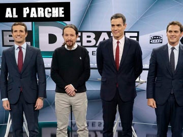 Los líderes de PP, Unidas Podemos, PSOE y Cs en el Debate de Atresmedia