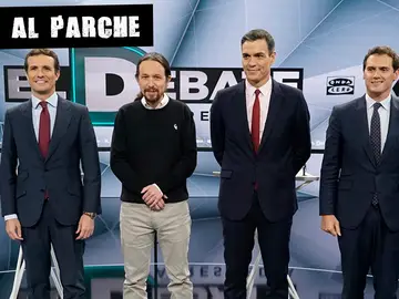 Los líderes de PP, Unidas Podemos, PSOE y Cs en el Debate de Atresmedia Los líderes de PP, Unidas Podemos, PSOE y Cs en el Debate de Atresmedia