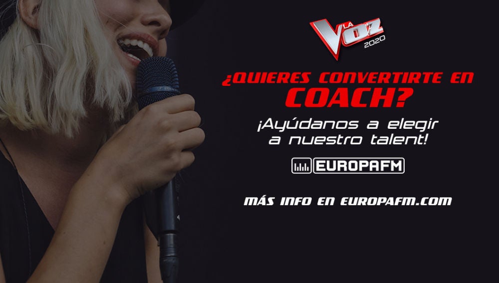 Conviértete en nuestro coach para La Voz 2020