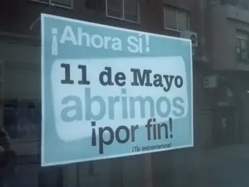 Algunos comercios de Ciudad Real ya anuncian en sus escaparates la reapertura para el día 11 Algunos comercios de Ciudad Real ya anuncian en sus escaparates la reapertura para el día 11