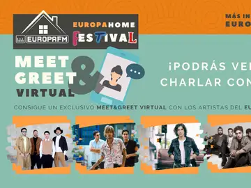 Meet & Greet virtual con los artistas del Europa Home Festival Meet & Greet virtual con los artistas del Europa Home Festival