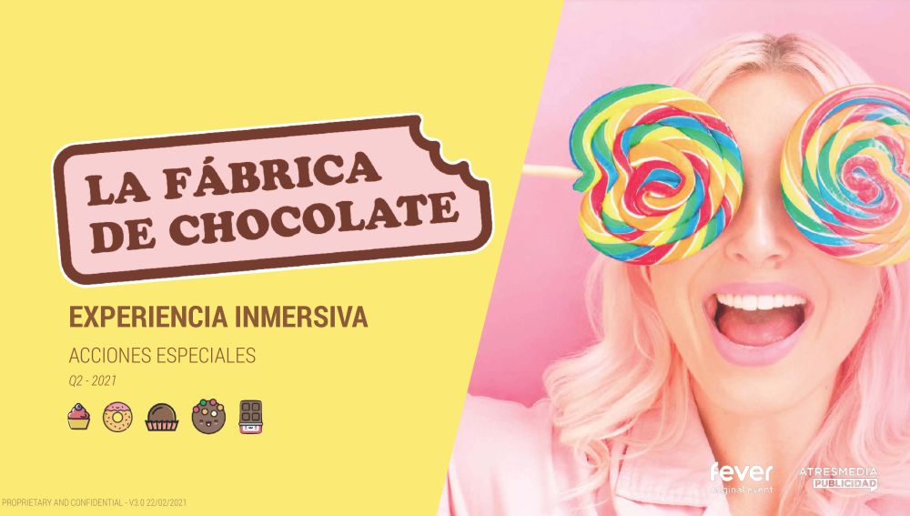 Atresmedia y Fever lanzan La Fábrica de chocolate, una nueva experiencia Fever Original
