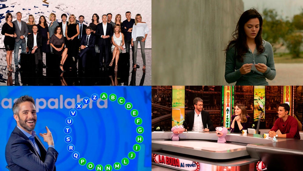Antena 3, líder del martes, imbatible en el Prime Time con lo más visto de la televisión y laSexta, la 3ª cadena más vista del día