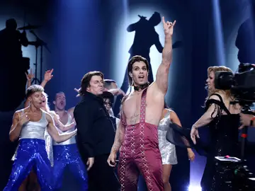 Estreno rockero en 'Tu cara me suena': Rasel y su Måneskin se imponen ante la gran Nathy Peluso de María Peláe Estreno rockero en 'Tu cara me suena': Rasel y su Måneskin se imponen ante la gran Nathy Peluso de María Peláe