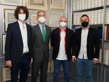 Daniel Seijó, cofundador y accionista de Diariomotor; Silvio González, consejero delegado de Atresmedia; Óscar Miguel, cofundador y accionista de Diariomotor; David García, director general de Diariomotor Daniel Seijó, cofundador y accionista de Diariomotor; Silvio González, consejero delegado de Atresmedia; Óscar Miguel, cofundador y accionista de Diariomotor; David García, director general de Diariomotor