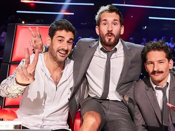 El equipo de Melendi para las Semifinales de La Voz Kids El equipo de Melendi para las Semifinales de La Voz Kids