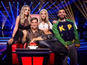 Edurne, David Bisbal, Lola Índigo y Manuel Turizo, coaches de 'La Voz Kids 2025'