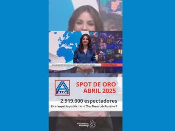 El anunciante ‘ALDI’ se lleva el spot más visto de Atresmedia en abril de la mano de Top News
