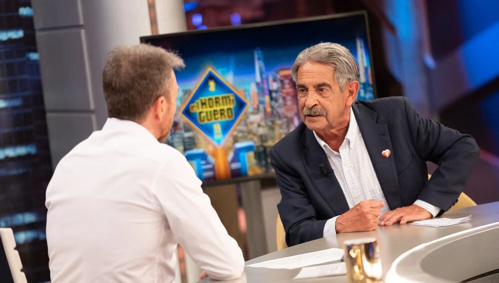 Miguel &Aacute;ngel Revilla durante un momento de la entrevista en 'El Hormiguero' de Antena 3