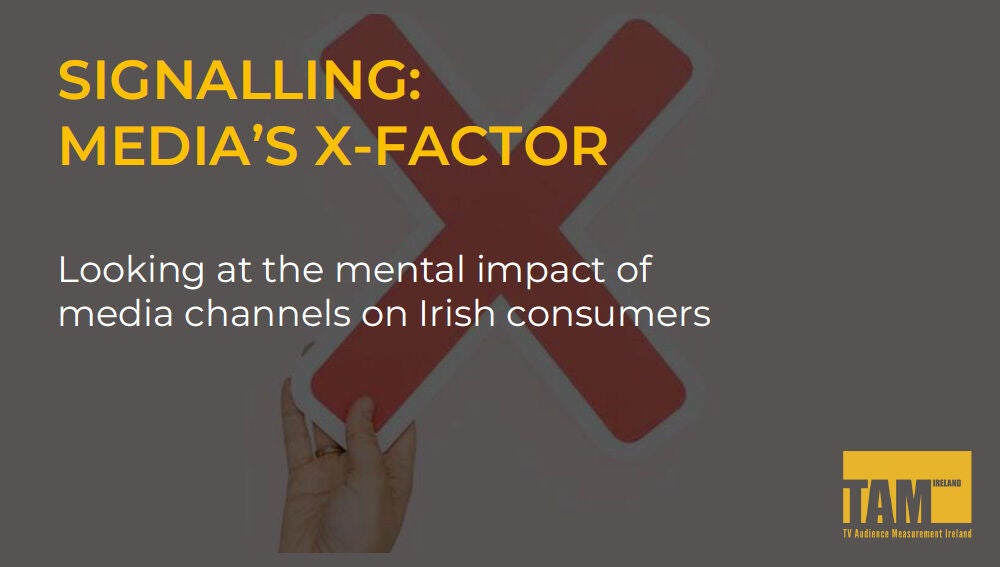 Signalling: Media&rsquo;s X-Factor