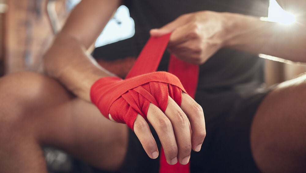 Preparaci&oacute;n para combate de boxeo