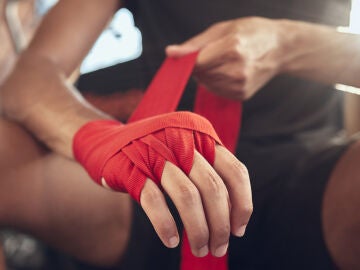 Preparación para combate de boxeo