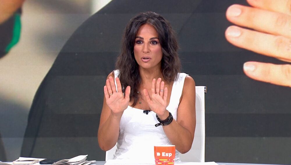 Lorena Garc&iacute;a en Espejo P&uacute;blico.