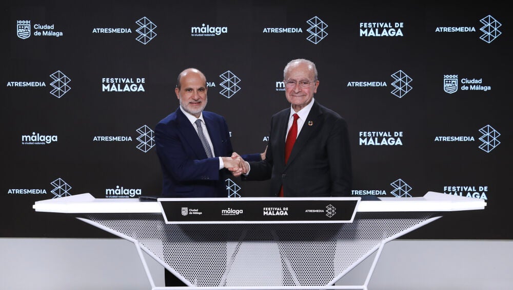 Javier Bardaj&iacute; y Francisco de la Torr - Acuerdo Festival de M&aacute;laga con Atresmedia