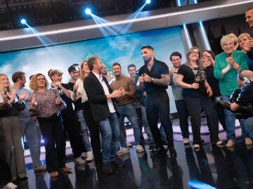 &iexcl;Fiesta en plat&oacute;! Pablo Motos anima a Ilia a Topuria a bailar con todo el p&uacute;blico de El Hormiguero
