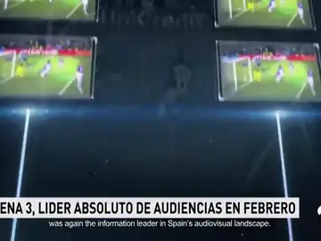 Antena 3 (12,8%), TV líder de audiencia en febrero Antena 3 (12,8%), TV líder de audiencia en febrero