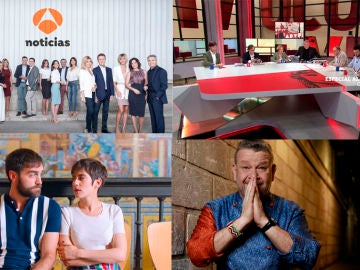 Antena 3 (11,4%), TV líder de la Sobremesa, sube y logra los informativos, la ficción nacional y los concursos más vistos del mes
