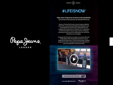 Pepe Jeans Fragances ilumina el cielo de Madrid Pepe Jeans Fragances ilumina el cielo de Madrid
