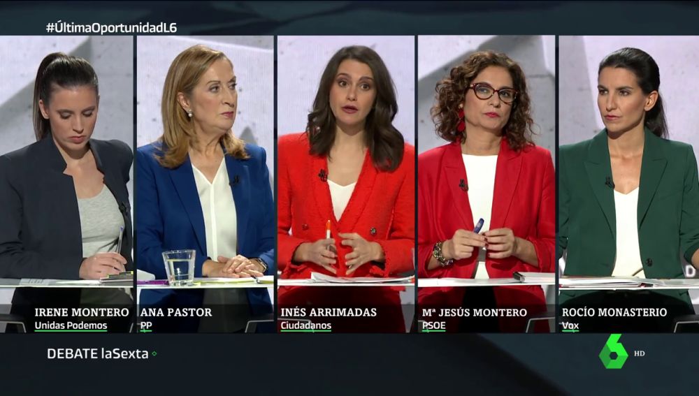 7N El Debate en laSexta: La última oportunidad - El minuto de oro de las candidatas en el debate electoral del 7N