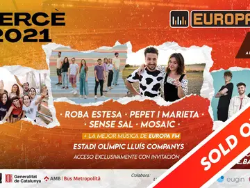 Agotadas en 24 horas las invitaciones para disfrutar de las fiestas de La Mercè 2021 en el escenario Europa FM Agotadas en 24 horas las invitaciones para disfrutar de las fiestas de La Mercè 2021 en el escenario Europa FM