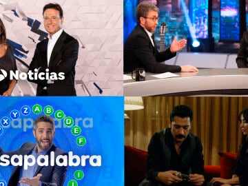 Antena 3 logra lo más visto del lunes y el martes con los informativos y programas líderes