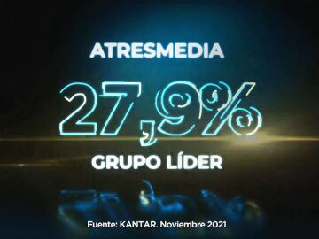 Noviembre histórico para Atresmedia TV, que logra la triple corona