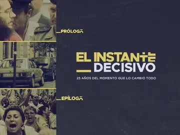 El instante decisivo (sección) 25 años horizontal título El instante decisivo (sección) 25 años horizontal título