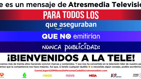 Llevamos más de treinta años haciendo convivir marcas y contenidos y somos la televisión más vista de nuestro país