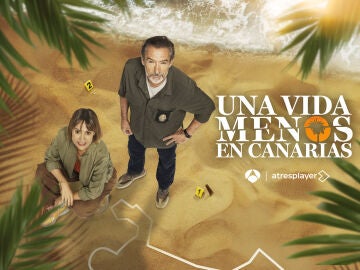 Cartel oficial de 'Una vida menos en Canarias', protagonizada por Ginés García Millán y Natalia Verbeke.