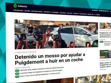 Portada de laSexta.com del 8 de agosto