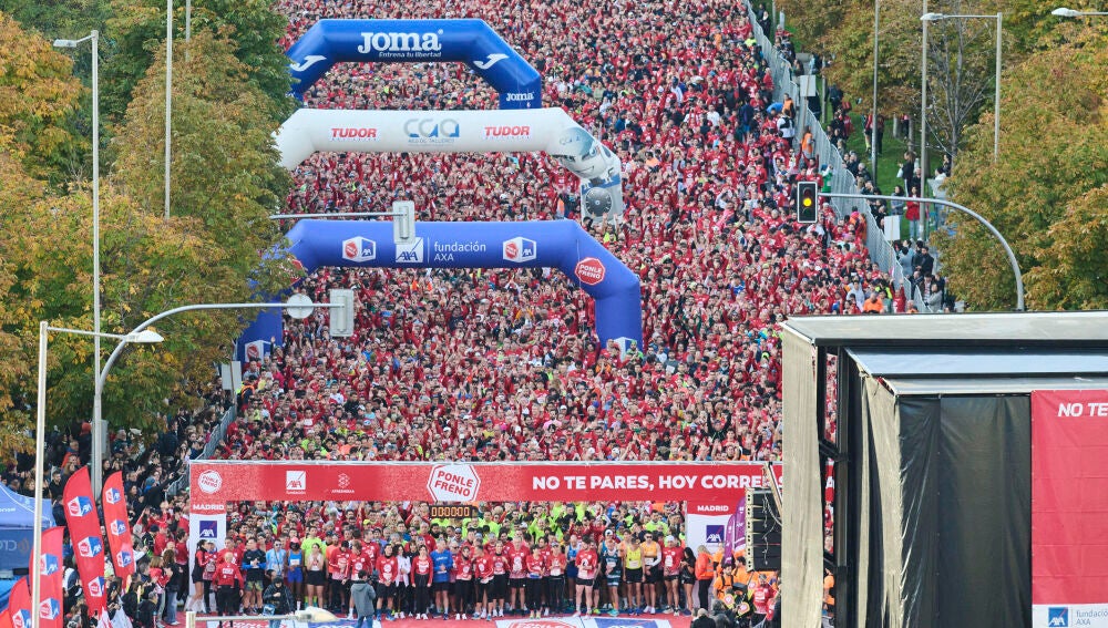 R&eacute;cord hist&oacute;rico de la carrera Ponle Freno Madrid: m&aacute;s de 20.000 personas y 280.000 euros por las v&iacute;ctimas de tr&aacute;fico