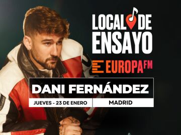 Dani Fernández, primer artista del Local de Ensayo Europa FM